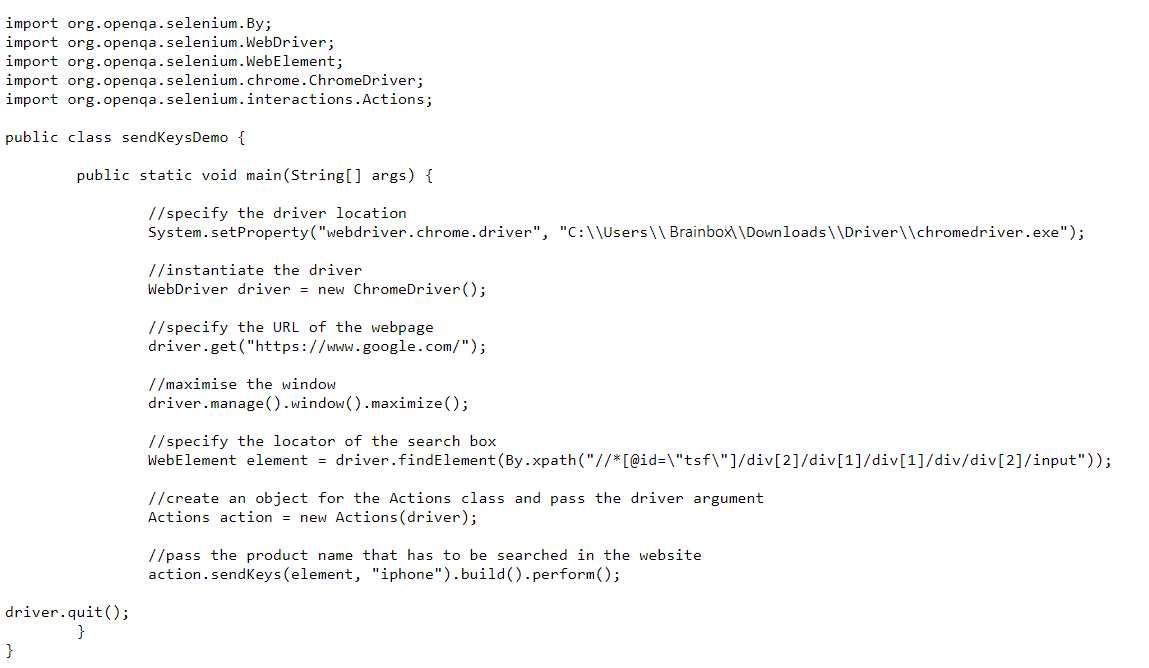 Actions Class in Selenium | Brainbox