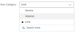 SAP Ariba P2P item category B limit